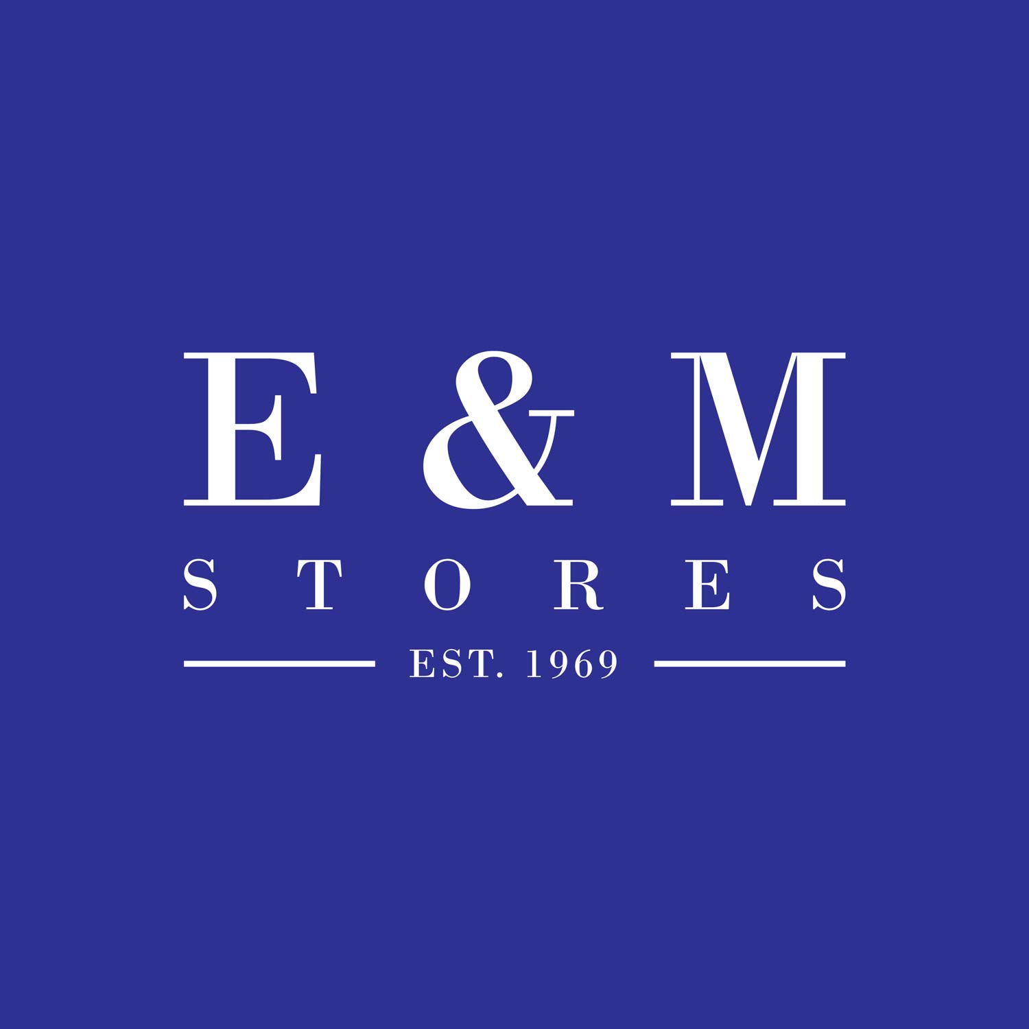 Logo for E & M Stores
